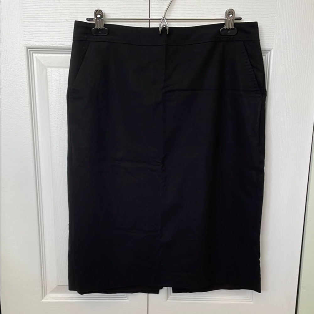 Banana Republic Black Pencil Skirt Knee-Length